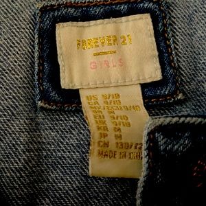 Selling kids girls forever 21 Jean jacket